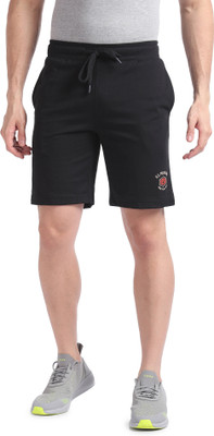 U.S. POLO ASSN. Solid Men Black Sports Shorts