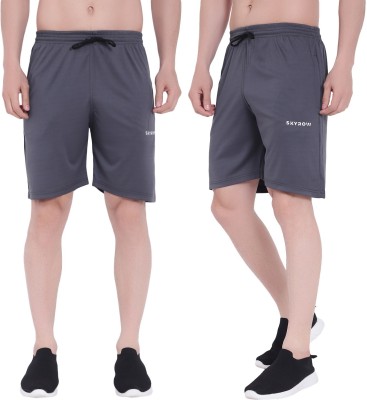 skyrow Solid Men Multicolor Casual Shorts