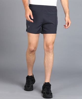 Lemona Solid Men Grey Regular Shorts