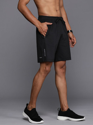HRX by Hrithik Roshan Solid Men Reversible Black Regular Shorts