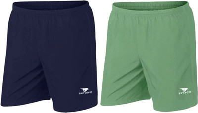 skyrow Printed Men Multicolor Regular Shorts