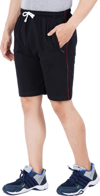 FEEL TRACK Solid Men Dark Blue Regular Shorts