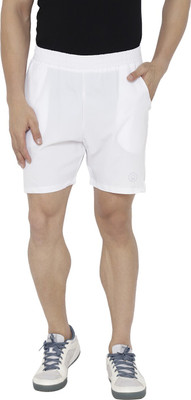 CHKOKKO Solid Men White Running Shorts