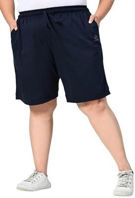 L N CREATION Printed Women Reversible Black Regular Shorts