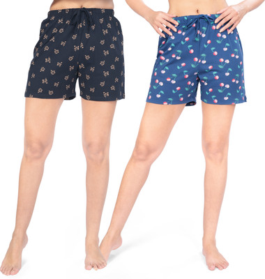 Ariel Printed Women Multicolor Casual Shorts