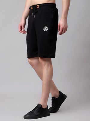 Zonecart Solid, Self Design Men Grey Basic Shorts