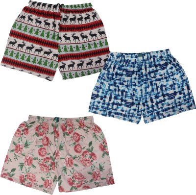 REIMS Printed Women Multicolor Basic Shorts