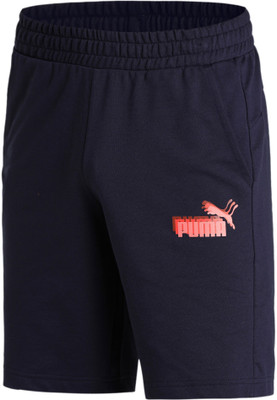 PUMA Printed Men Blue Casual Shorts