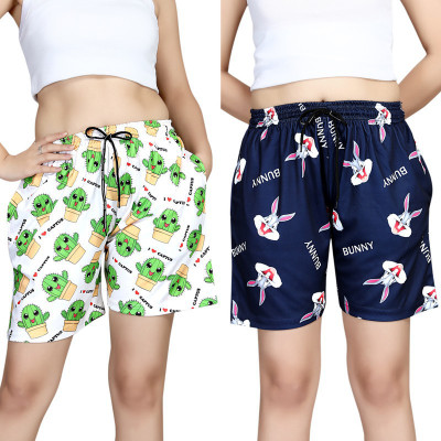 Exitro Printed Women Multicolor Basic Shorts