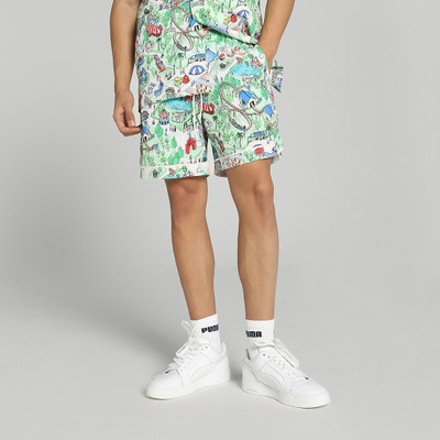 PUMA Printed Men Multicolor Basic Shorts