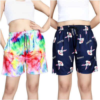Exitro Printed Women Multicolor Night Shorts