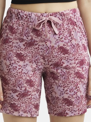 JOCKEY Graphic Print Women Pink Night Shorts