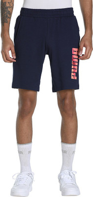 PUMA Printed Men Blue Casual Shorts