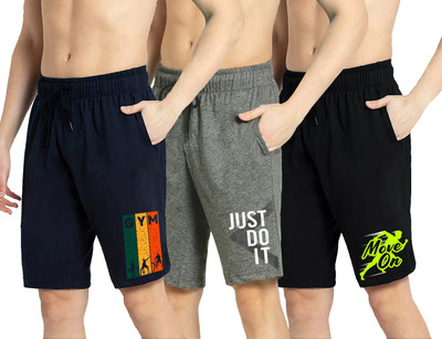 Whaley Printed Men Multicolor Regular Shorts