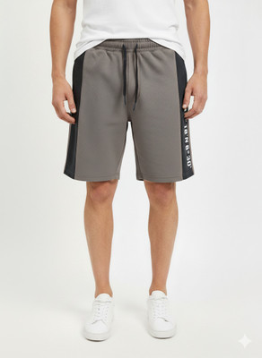 VOMAZO Solid Men Brown Casual Shorts, Basic Shorts, Regular Shorts