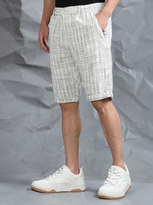 bEEVEE Printed Men Grey Regular Shorts