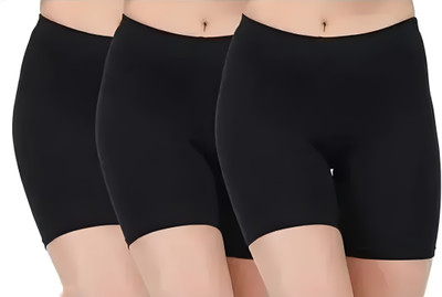 Shri Hari Enterprises Solid Women Black Regular Shorts