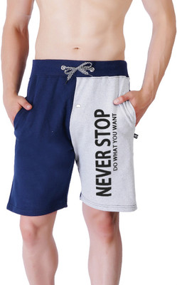 HOTFITS Printed Men Multicolor Basic Shorts