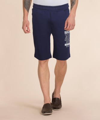 PUMA Printed Men Blue Sports Shorts