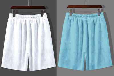 COMBRAIDED Solid Men Multicolor Regular Shorts
