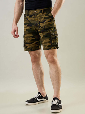 Tim Paris Printed Men Multicolor Cargo Shorts