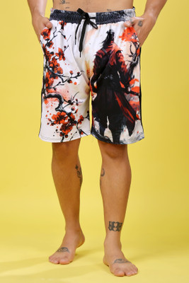 Flirty Soul Printed Men Multicolor Regular Shorts
