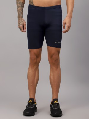 VECTOR X Solid Men Black Sports Shorts