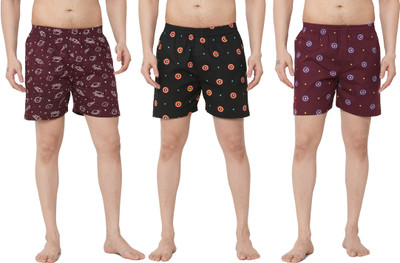 Anlon Printed Men Multicolor Boxer Shorts