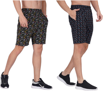 SAYAMA Printed Men Multicolor Bermuda Shorts
