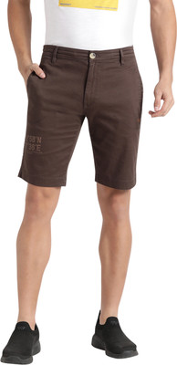 Wildcraft Solid Men Brown Cargo Shorts