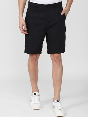 FOREVER 21 Solid Men Black Regular Shorts