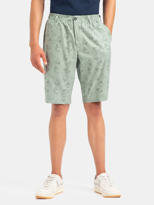 JOCKEY Printed Men Green Bermuda Shorts