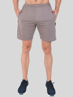 Zeffit Solid Men Multicolor Sports Shorts