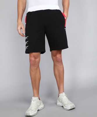 REEBOK Solid Men Black Sports Shorts
