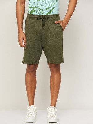 Fame Forever by Lifestyle Solid Men Green Sports Shorts