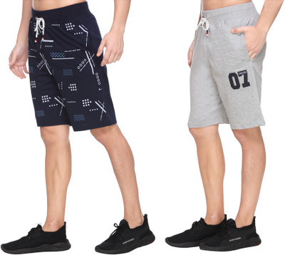 Basis Printed Men Multicolor Basic Shorts