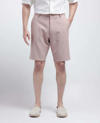 RARE RABBIT Solid Men Beige Casual Shorts