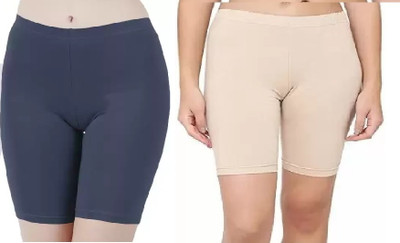 HouseOfCommon Solid Women Multicolor Cycling Shorts