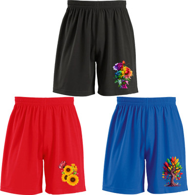 Teeglee Printed Men Multicolor Regular Shorts