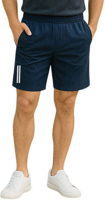Fabc Solid Men Black Basic Shorts
