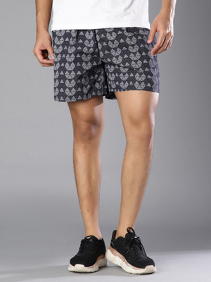 V-MART Printed Men Black Boxer Shorts