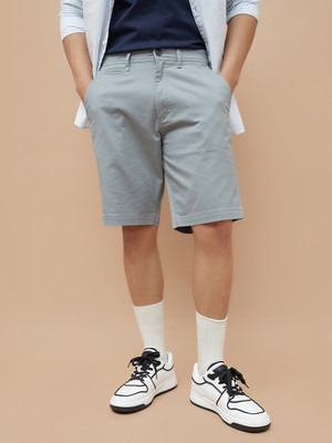 Fame Forever by Lifestyle Solid Men Grey Regular Shorts