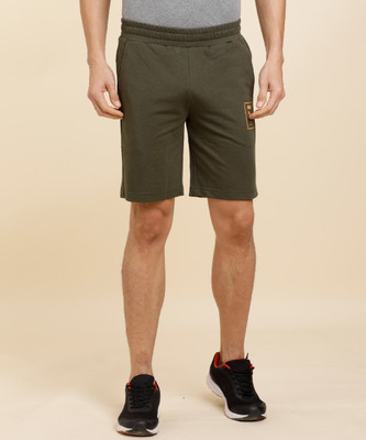 PUMA Solid Men Green Sports Shorts