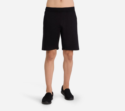 Skechers Solid Men Black Regular Shorts