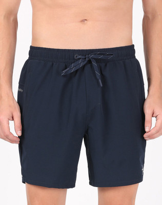 JOCKEY Solid Men Dark Blue Sports Shorts