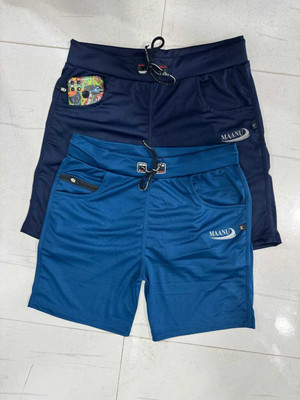 HOC Solid Men Dark Blue, Blue Regular Shorts