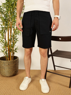 Thomas Scott Solid Men Dark Blue Regular Shorts