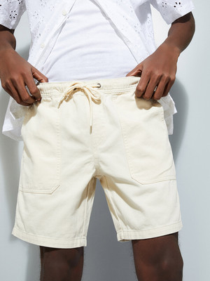 MAX Solid Men Beige Regular Shorts