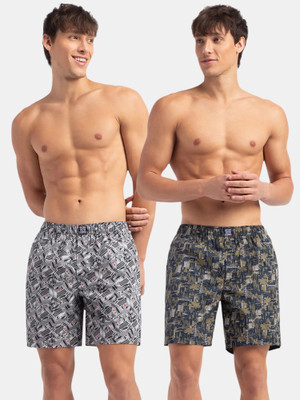 JOCKEY Printed Men Multicolor Boxer Shorts