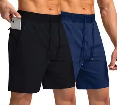 Pellegrino Solid Men Multicolor Basic Shorts